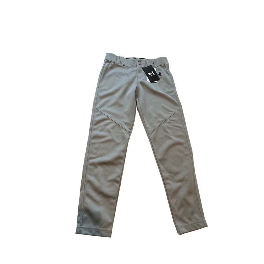Under Armour Boys Gray UA Utility Relaxed Baseball Pants Youth Small New
